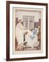 Gynaecological Examination, Illustration from 'The Works of Hippocrates', 1934 (Colour Litho)-Joseph Kuhn-Regnier-Framed Giclee Print