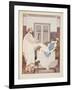 Gynaecological Examination, Illustration from 'The Works of Hippocrates', 1934 (Colour Litho)-Joseph Kuhn-Regnier-Framed Giclee Print