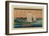 Gyotoku No Kihan-Utagawa Hiroshige-Framed Giclee Print