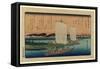 Gyotoku No Kihan-Utagawa Hiroshige-Framed Stretched Canvas