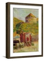 Gypsies at Port-En-Bessin, 1883-Paul Signac-Framed Giclee Print