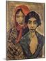 Gypsies, Lithograph-Otto Mueller-Mounted Giclee Print