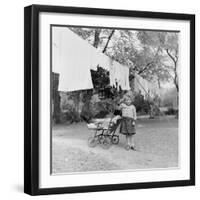 Gypsies Living in Slums under the Trees in New Forest, England-William Sumits-Framed Photographic Print