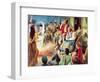 Gypsies Partying-English School-Framed Giclee Print