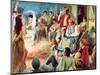 Gypsies Partying-English School-Mounted Giclee Print