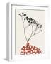 Gypsophila in a Red Vase-Alisa Galitsyna-Framed Photographic Print