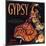 Gypsy Brand - Riverside, California - Citrus Crate Label-Lantern Press-Mounted Art Print
