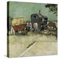 Gypsy Camp, c.1888-Vincent van Gogh-Stretched Canvas