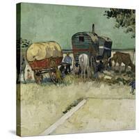 Gypsy Camp, c.1888-Vincent van Gogh-Stretched Canvas