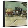 Gypsy Camp, c.1888-Vincent van Gogh-Framed Stretched Canvas