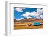 Gypsy Caravan Belongs the Family of Farmers Lived in the Mountains of Central Asia with Beautiful W-Radiokafka-Framed Photographic Print