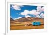 Gypsy Caravan Belongs the Family of Farmers Lived in the Mountains of Central Asia with Beautiful W-Radiokafka-Framed Photographic Print