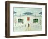 Gypsy Caravans in the Snow, 1981-Mark Baring-Framed Giclee Print