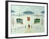Gypsy Caravans in the Snow, 1981-Mark Baring-Framed Giclee Print