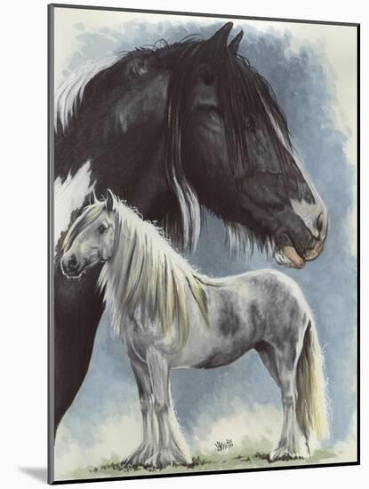 Gypsy Cob-Barbara Keith-Mounted Giclee Print