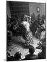 Gypsy Dancer Performing-Dmitri Kessel-Mounted Photographic Print