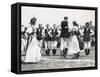 Gypsy Dancers-null-Framed Stretched Canvas