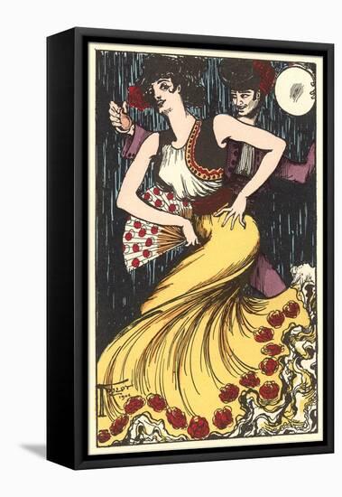 Gypsy Dancers-null-Framed Stretched Canvas