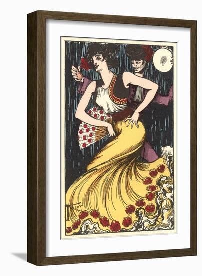 Gypsy Dancers-null-Framed Art Print