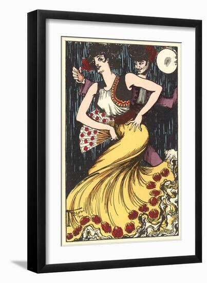 Gypsy Dancers-null-Framed Art Print