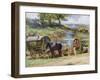 Gypsy Encampment, Appleby, 1919-Atkinson-Framed Giclee Print