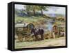 Gypsy Encampment, Appleby, 1919-Atkinson-Framed Stretched Canvas