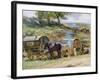 Gypsy Encampment, Appleby, 1919-Atkinson-Framed Giclee Print