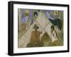 Gypsy Encampment, c.1925-Otto Muller or Mueller-Framed Giclee Print