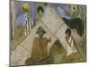 Gypsy Encampment, c.1925-Otto Muller or Mueller-Mounted Giclee Print