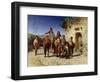 Gypsy Family on the Road, c.1861-Achille Zo-Framed Giclee Print