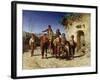 Gypsy Family on the Road, c.1861-Achille Zo-Framed Giclee Print