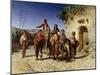 Gypsy Family on the Road, c.1861-Achille Zo-Mounted Giclee Print