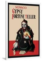 Gypsy Fortune Teller Bank-null-Framed Art Print