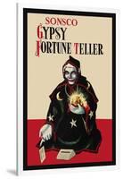 Gypsy Fortune Teller Bank-null-Framed Art Print