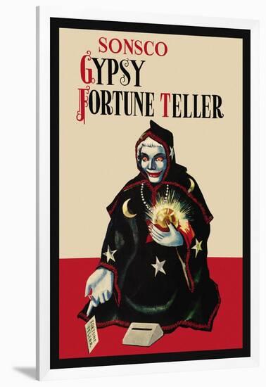 Gypsy Fortune Teller Bank-null-Framed Art Print