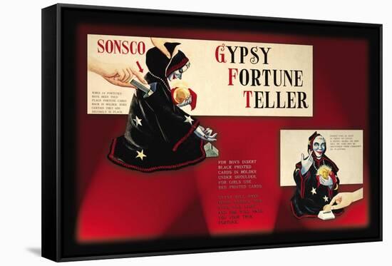 Gypsy Fortune Teller Instructions-null-Framed Stretched Canvas