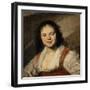 Gypsy Girl, c.1628-30-Frans Hals-Framed Giclee Print