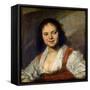 Gypsy Girl (La Bohémienn)-Frans I Hals-Framed Stretched Canvas