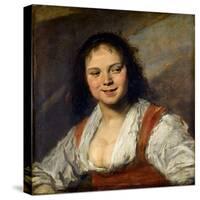 Gypsy Girl (La Bohémienn)-Frans I Hals-Stretched Canvas