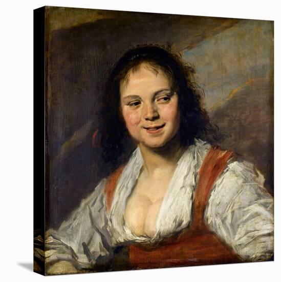 Gypsy Girl (La Bohémienn)-Frans I Hals-Stretched Canvas