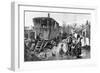 Gypsy Life: an Encampment Near Latimer Road, Notting Hill, 1879-null-Framed Giclee Print