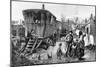 Gypsy Life: an Encampment Near Latimer Road, Notting Hill, 1879-null-Mounted Giclee Print