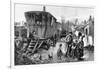 Gypsy Life: an Encampment Near Latimer Road, Notting Hill, 1879-null-Framed Giclee Print