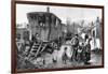 Gypsy Life: an Encampment Near Latimer Road, Notting Hill, 1879-null-Framed Giclee Print