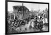 Gypsy Life: an Encampment Near Latimer Road, Notting Hill, 1879-null-Framed Giclee Print