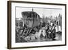 Gypsy Life: an Encampment Near Latimer Road, Notting Hill, 1879-null-Framed Giclee Print