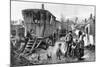 Gypsy Life: an Encampment Near Latimer Road, Notting Hill, 1879-null-Mounted Giclee Print