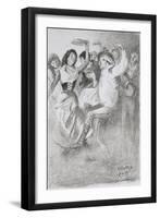 Gypsy Marriage Dance, from the Zincali by George Barrow (1803-81), Published in London, 1923-Arthur Wallis Mills-Framed Giclee Print