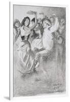 Gypsy Marriage Dance, from the Zincali by George Barrow (1803-81), Published in London, 1923-Arthur Wallis Mills-Framed Giclee Print