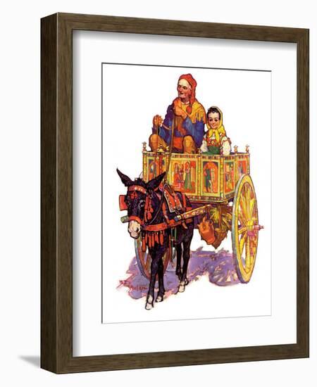 "Gypsy Wagon,"May 2, 1936-Henry Soulen-Framed Giclee Print